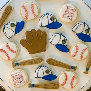 Baseball Themed Sugar Cookies