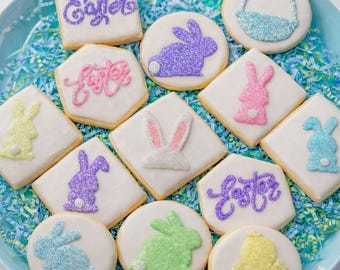 Adorable Easter Sugar Cookies – Handmade Bunny Designs for Easter Baskets, Spring Parties & Gifts