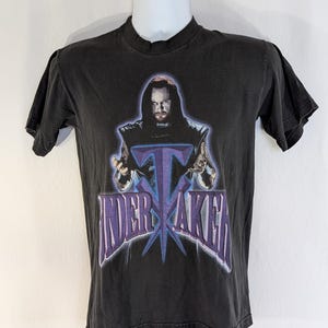 Vintage Genuine Official 1997 Undertaker Tee with WWF Tag - Size S Small Unisex