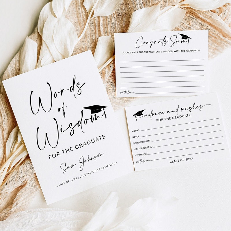 Graduation Sign Cards - Etsy