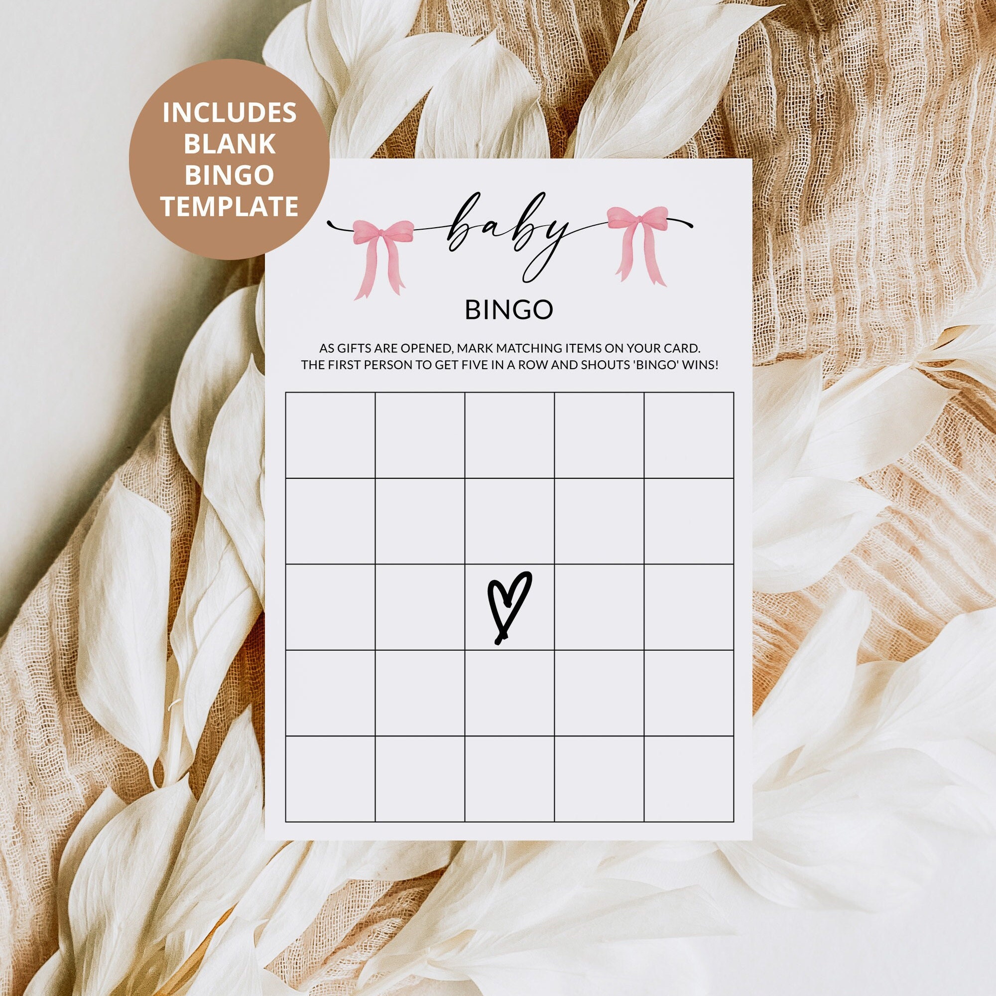 Baby Shower Bingo | 60 Prefilled Baby Bingo Cards | Baby Shower Game ...