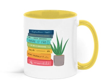 Namjoon BTS RM Inspired Books Mug