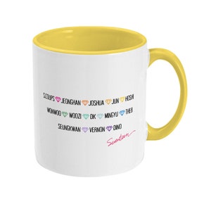 Tazza con diciassette nomi / Ispirata a SVT / Carati / Kpop