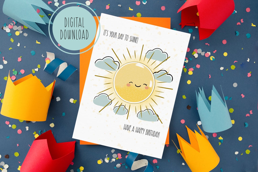 Happy Birthday Card Printable Bday Card Funny Birthday Card Instant Happy Birthday Card Printable Bday Card Funny Birthday Card Instant