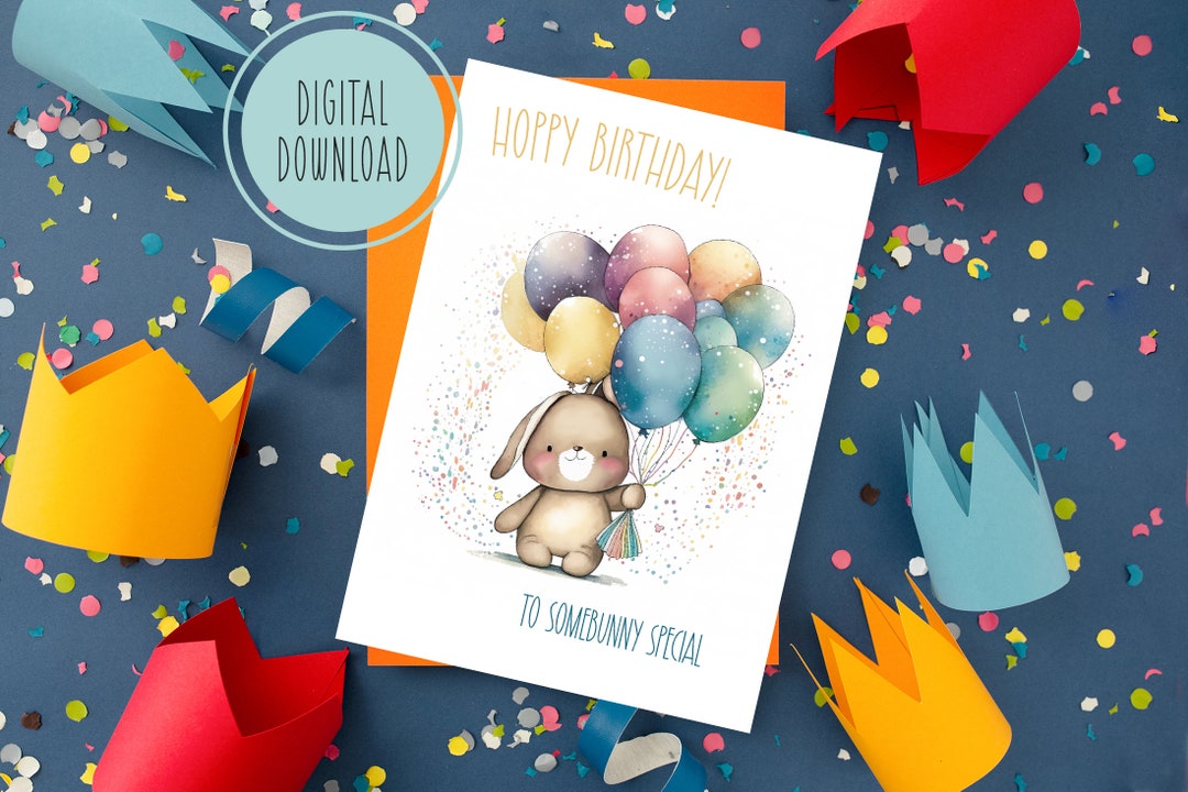 Happy Birthday Card, Printable Bday Card, Funny Birthday Card, Instant ...