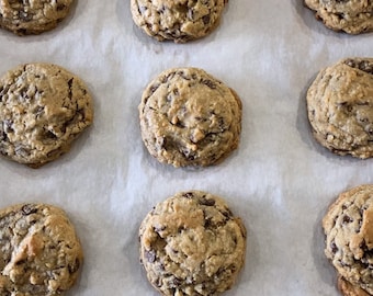 Receta de galleta de nueces con chispas de chocolate