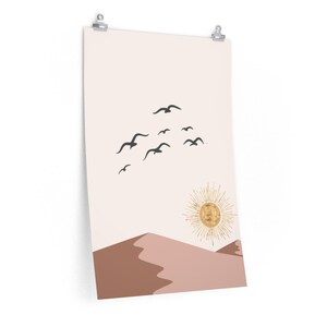 Bohemian Mountains Therapy Wall Art | Therapist Office | Mental Health | Mental Health Art Print