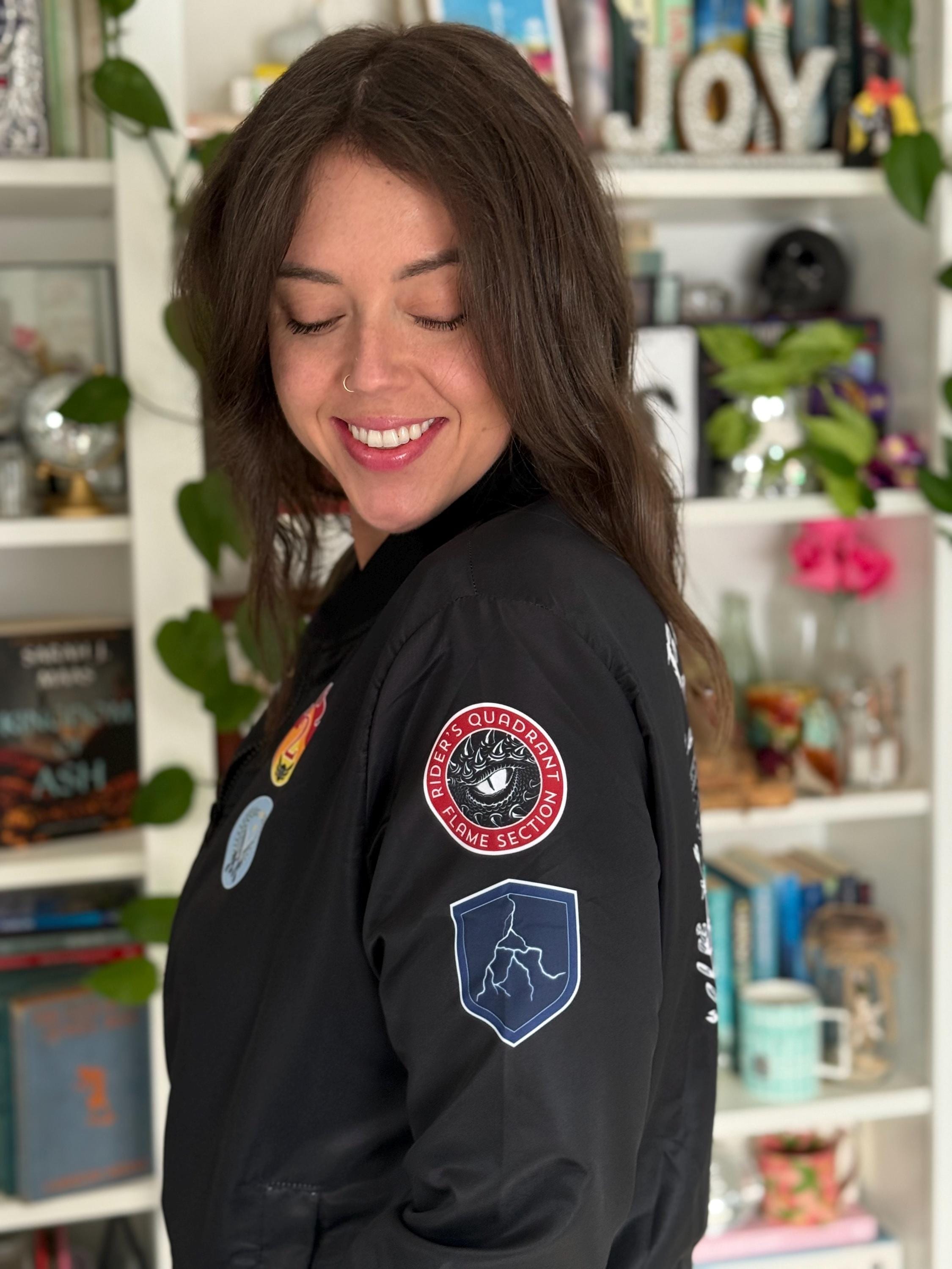Fourth Wing Flight Jacket, Basgiath War College Jacket, Fourth 