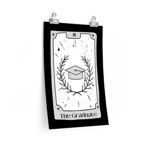 L’impression d’art de la carte de tarot des diplômés | Cadeau pour les | diplômés | de cadeaux de fin d’études Nouveau cadeau d’emploi | Cadeau de fête des mères