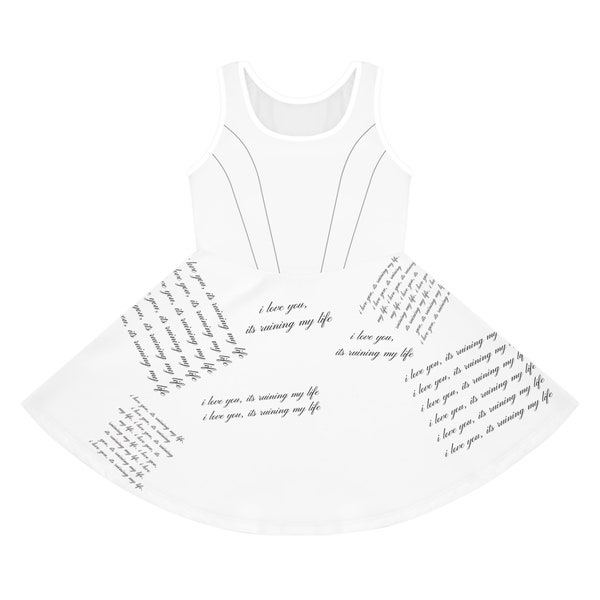 Girls Tortured Poets Dress Etsy UK