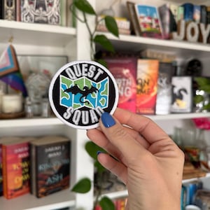 Onyx Storm Quest Squad Patch, Fourth Wing Patch, Iron Flame Patch, Bookish Gift