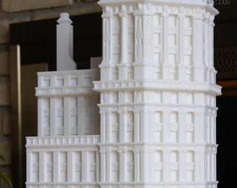 St Paul Building 220 Broadway| NY Skyscraper Replica | HO, TT, N, Z Scales and More | Architectural Model | Museum-Grade