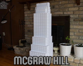 McGraw Hill | NY Skyscraper Replica | TT, N, Z Scales and more | Architectural 3D Print | Museum Grade