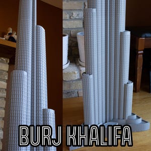 Burj Khalifa | Dubai Skyscraper Replica | Z Scales and more | Architectural 3D Print | Museum Grade