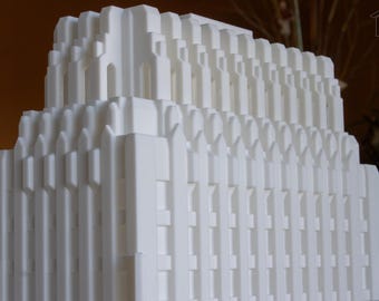 Chanin Building | 122 East 42nd Street | NY Skyscraper Replica | TT, N, Z Scales and More | Architectural Model | Museum-Grade