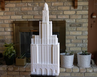 One Hanson Place | NY Skyscraper Replica | Williamsburgh Savings Bank Tower | HO Scale, TT Scale, N Scale, Z Scale, and More | Museum-Grade