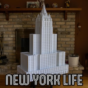 New York Life | NY Skyscraper Replica | TT, N, Z Scales and more | Architectural 3D Print | Museum Grade