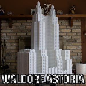 Waldorf Astoria | NY Skyscraper Replica | N, Z Scales and more | Architectural 3D Print | Museum Grade