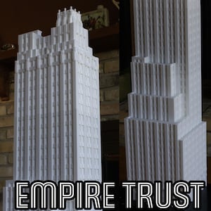 Empire Trust Building | NYC Skyscraper Replica | ho, tt, n, z Scales and more | Architectural 3D Print | Museum Grade