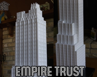 Empire Trust Building | NYC Skyscraper Replica | ho, tt, n, z Scales and more | Architectural 3D Print | Museum Grade