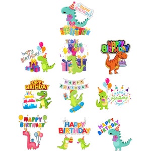 Dinosaurier Auszeichnungen und Geburtstag PNG Sammlung