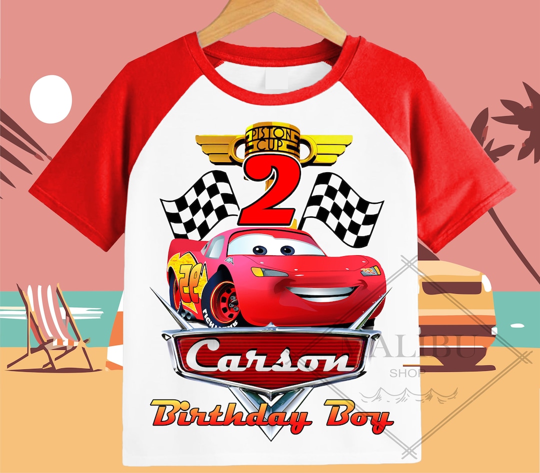 Cars Lightning Mcqueen Family Personalized Shirt Birthday Custom