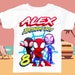 Marvel Christmas Spider Man Frosty Swing Women's T-Shirt