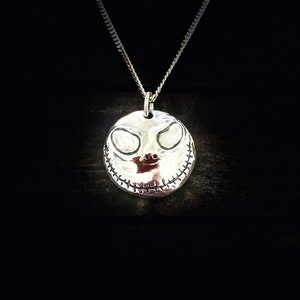 Colgante Jack // Grande // Collar de plata fina .999 hecho a mano // Fryfogle