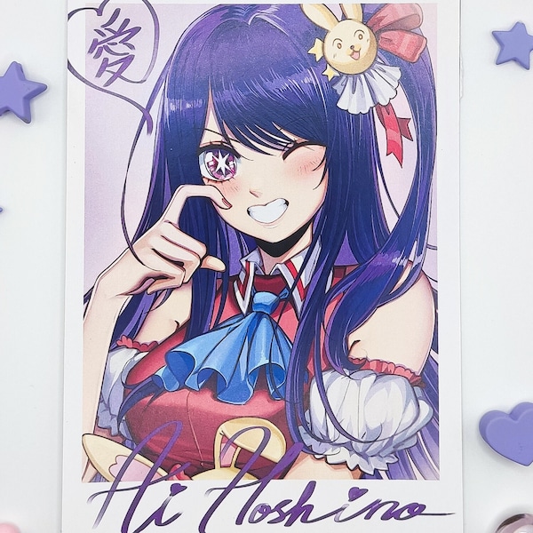 Oshi no Ko Ai,Ruby Kana print /poster insp cheki A6-A5