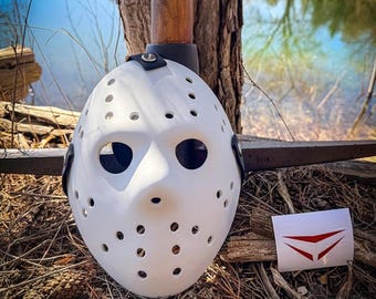 Friday the 13th Part 8 Style Hockey Mask — Blank DIY Kit (with Vinyl Chevrons)
