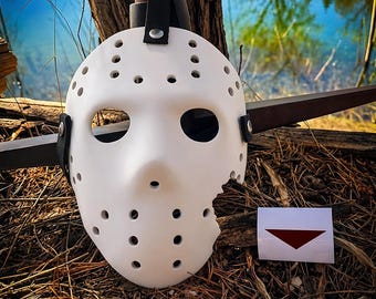 Friday the 13th Part 7 Style Hockey Mask — Blank DIY Kit (with Vinyl Chevron)