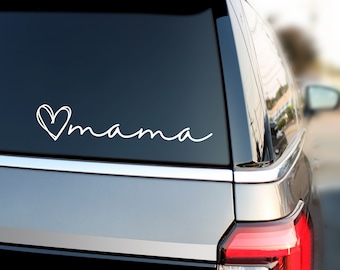 Mama Decal | Mama Sticker | Cute Vinyl Sticker for Windows, Tumblers, Water Bottles, Laptops, Wall Decor | Mother's Day Gift