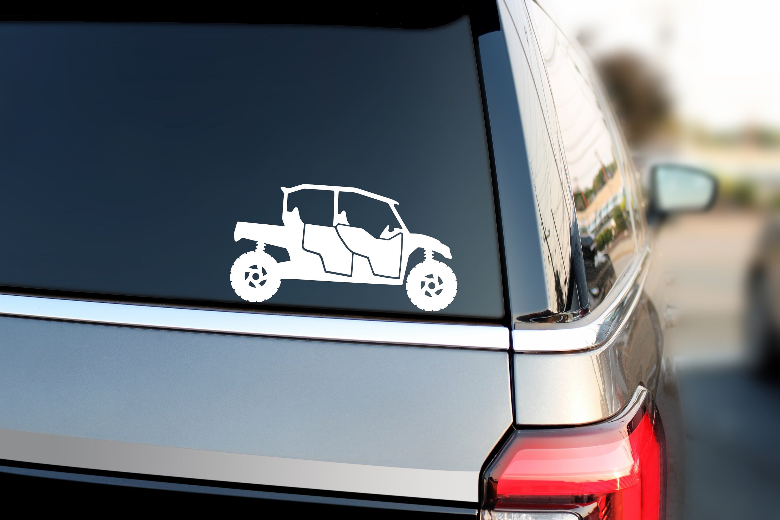 SXS Decal Polaris General Style 4seater Vinyl Sticker for Windows