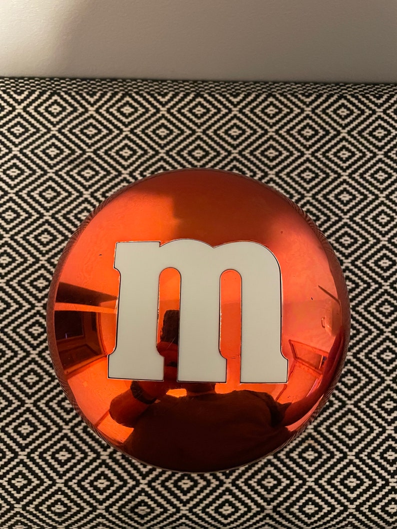 Rare M&M Red Candy Dish Just in Time for Christmas Etsy