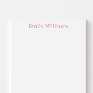 Personalized custom notepad, small customizable memo pad,  gift for teacher, friend, coworker, mother, wife, personalized stationery gift