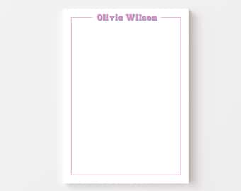 Gepersonaliseerde Kladblok Cadeauset Aangepast Kladblok Met Naam Papieren Pad Cadeau Gepersonaliseerde Naam Briefpapier Cadeau Blocnotes Gepersonaliseerd Cadeau voor Vrouwen