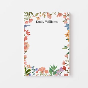 Personalized custom notepad, small customizable memo pad,  gift for teacher, friend, coworker, mother, wife, personalized stationery gift