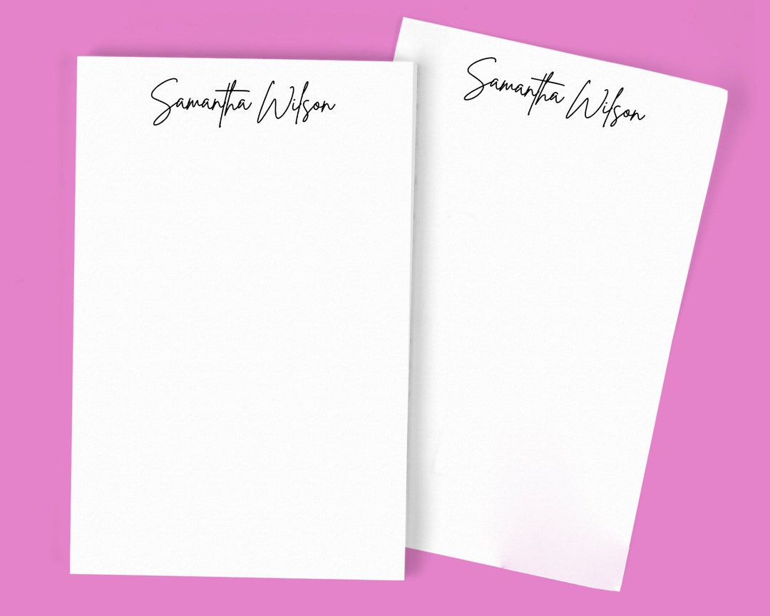 Personalized Notepad, Customizable Notepad, Personalized Notepad ...