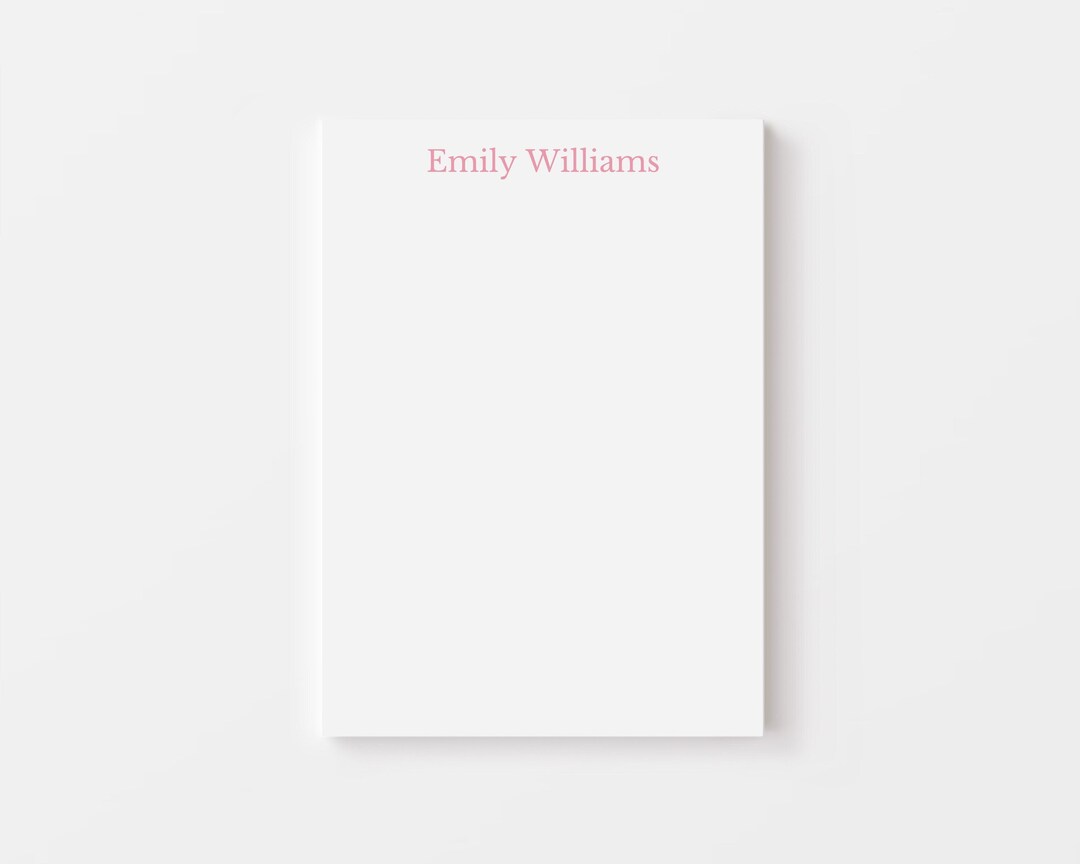Personalized Custom Notepad, Small Customizable Memo Pad, Gift for ...
