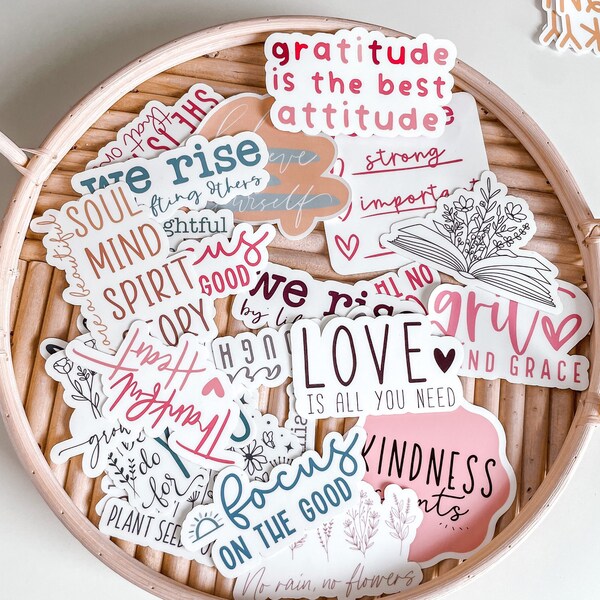 Bulk Inspiration Stickers Etsy