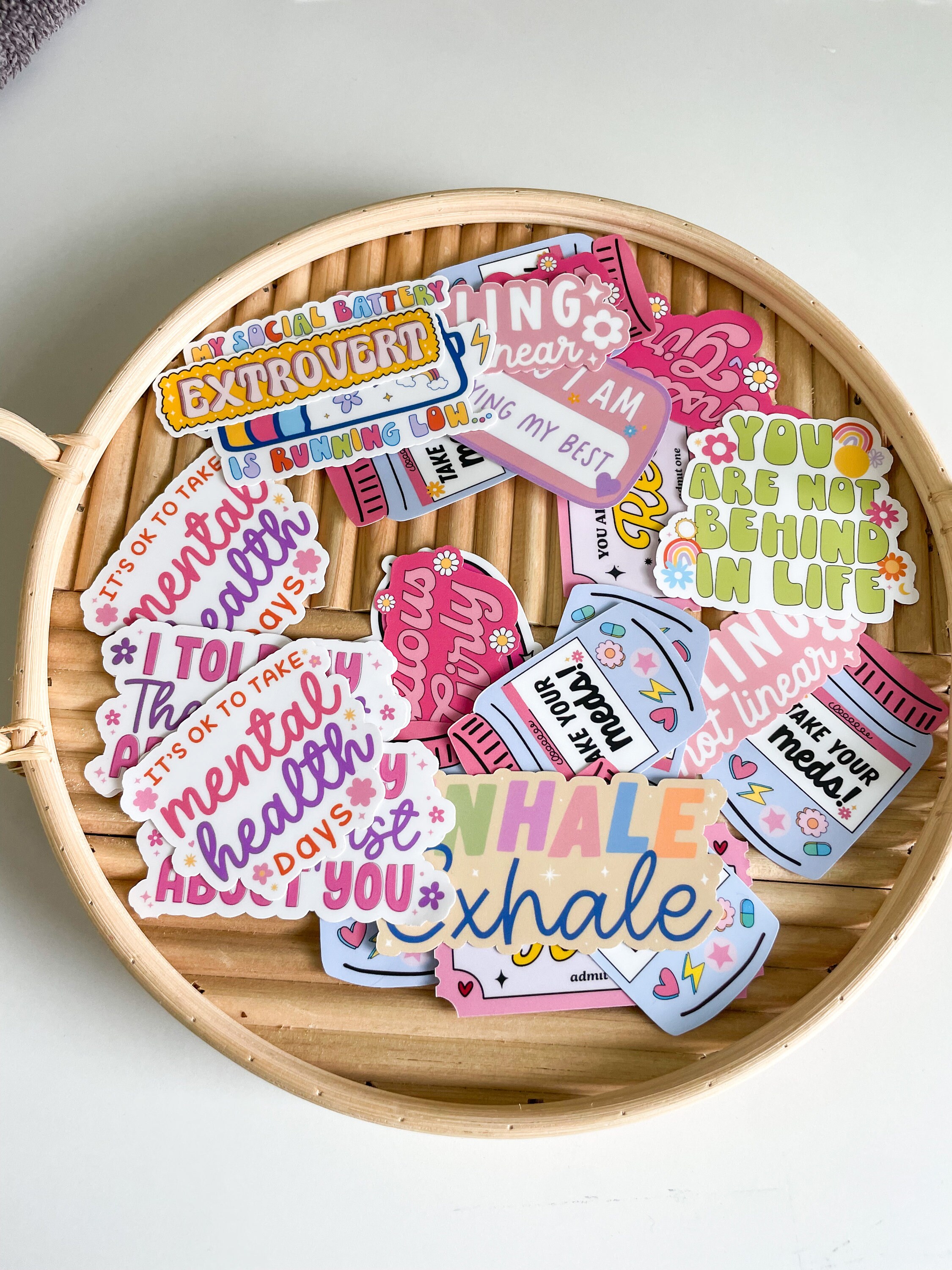 25 Piece Mental Health Sticker Grab Bag Bundle - Etsy
