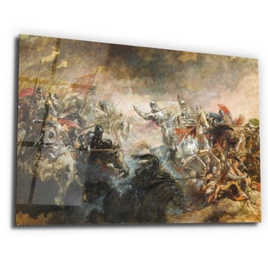 Phantom Horseman Glass Wall Art: Tempered Glass Home Decor