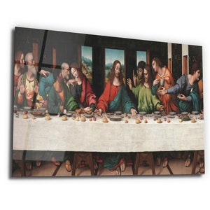 The Last Supper - Glass Wall Art - 2nd Edition