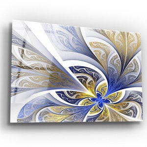Flower of Butterfly - Glasdruck Wandkunst - Glasdruck Wandkunst
