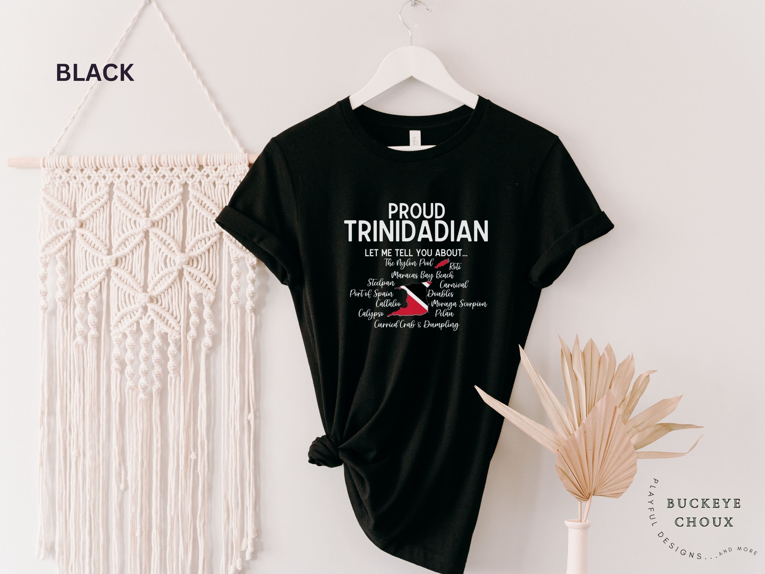 Trinidad and Tobago Tshirt, Trini Apparel, Trinidadian Culture Gift