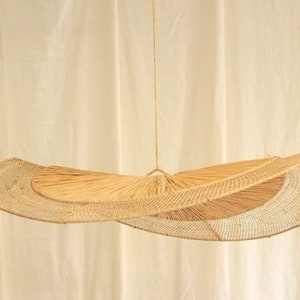 Openwork Raffia pendant lights image 2