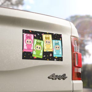Cute Monster Dolls Car Magnet | Fun Vehicle Decor, Kawaii Gifts for Kids, Playful Car Accessories, Viral Fluffy Monster Dolls