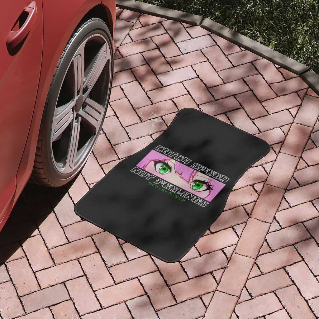 Anime JDM Catch Speed Not Feelings  Car Mats