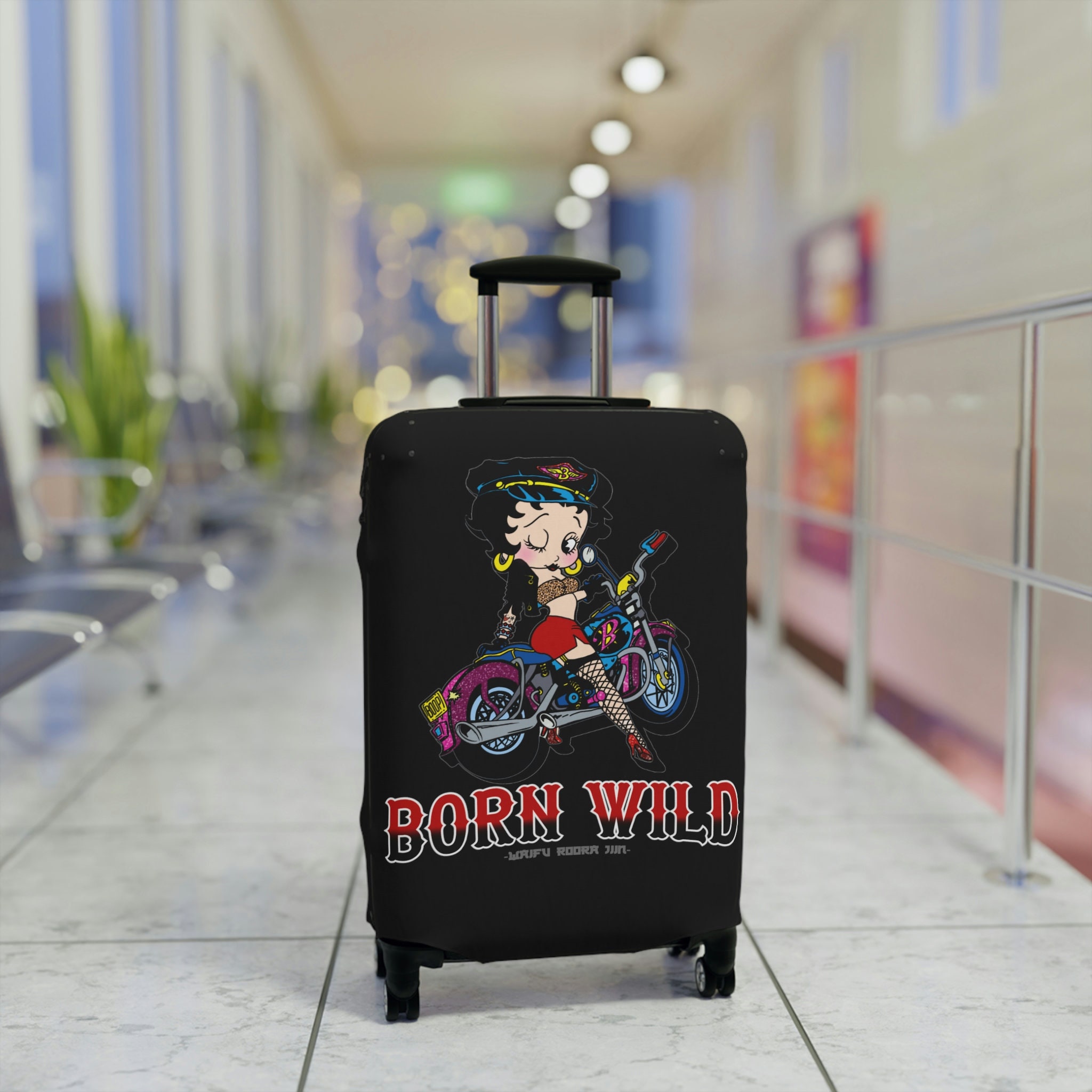 Betty Girl Motorcycle Luggage Cover Etsy