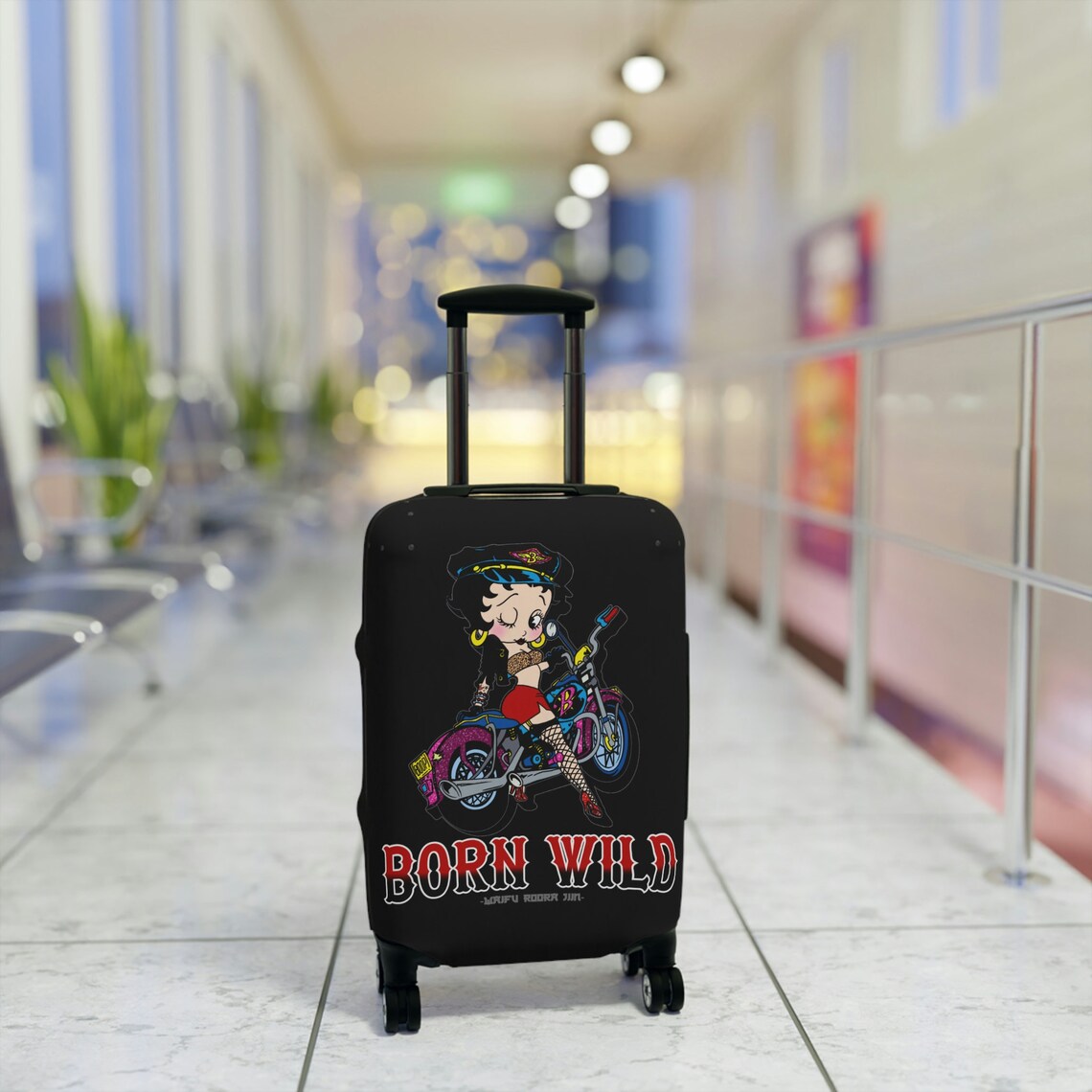 Betty Girl Motorcycle Luggage Cover Etsy